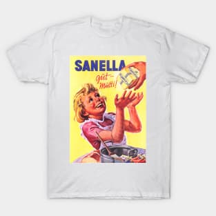 SANELLA Butter Gut Mutti! Cake Baking Vintage German Advertisement T-Shirt